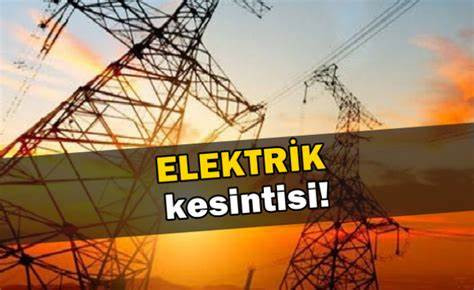 8 mahallede elektrik kesintisi 