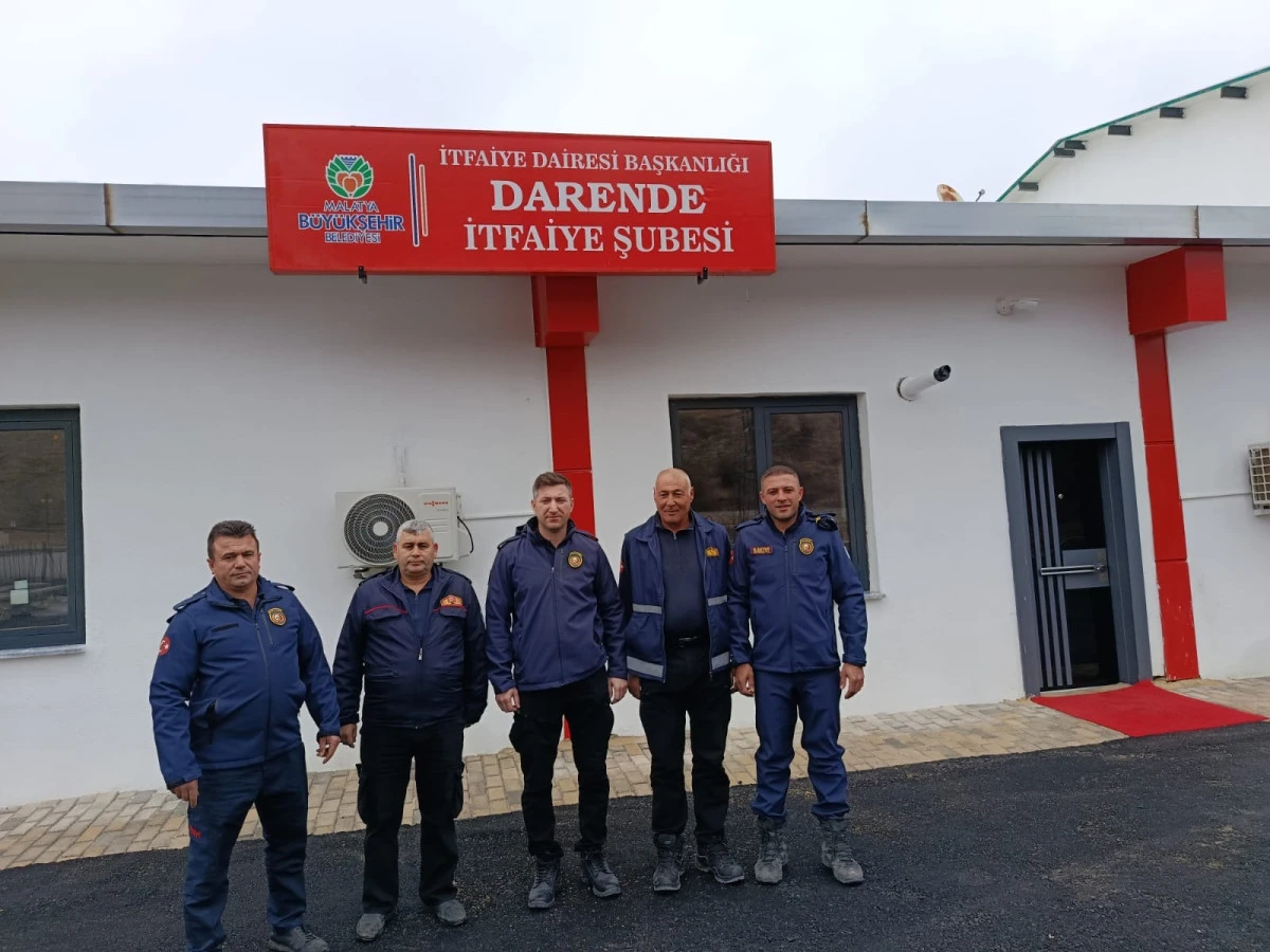 Darende İtfaiyesine 11 Yıl Sonra Yeni Bina