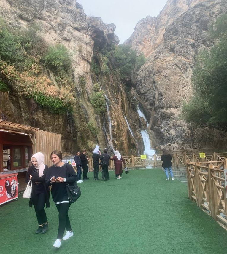 Günpınar şelalesi yağmurda daha güzel!