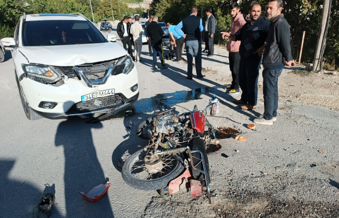 Heyiketeği’nde kaza: 1 ağır yaralı