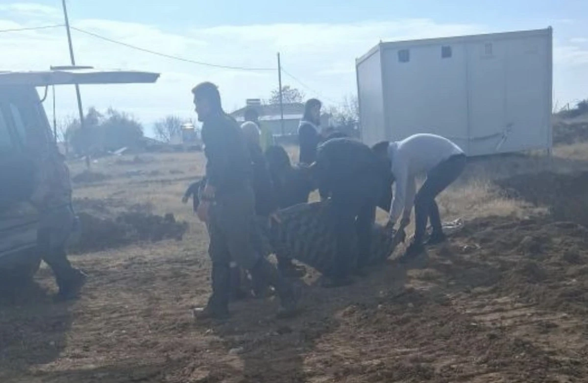 Şantiyede kaza: 1 yaralı 