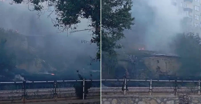 Yeşiltaş ve Heyiketeği’nde Yangın