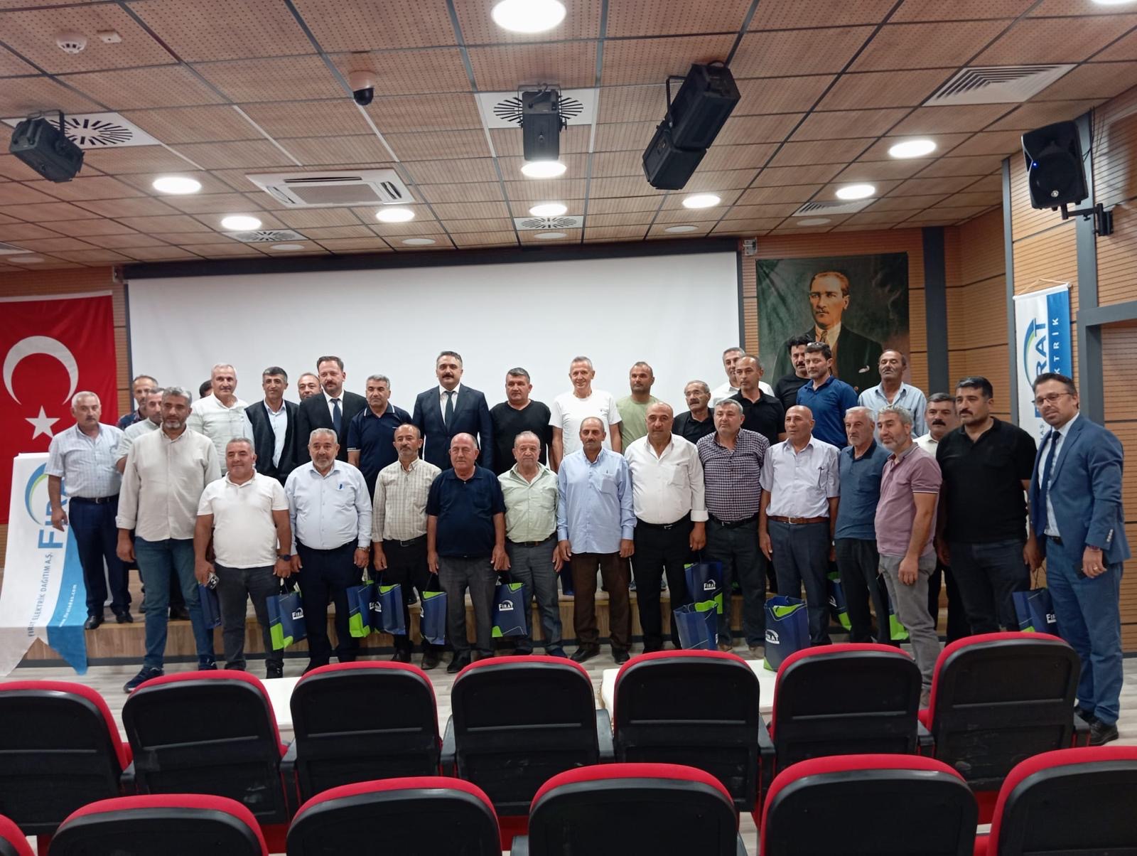 Fırat Elektrik, Darende muhtarlarıyla buluştu