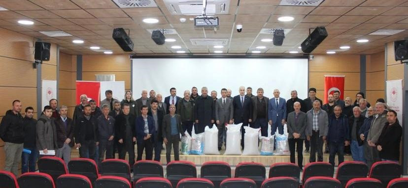 42 ton, nohut tohumu dağıtıldı