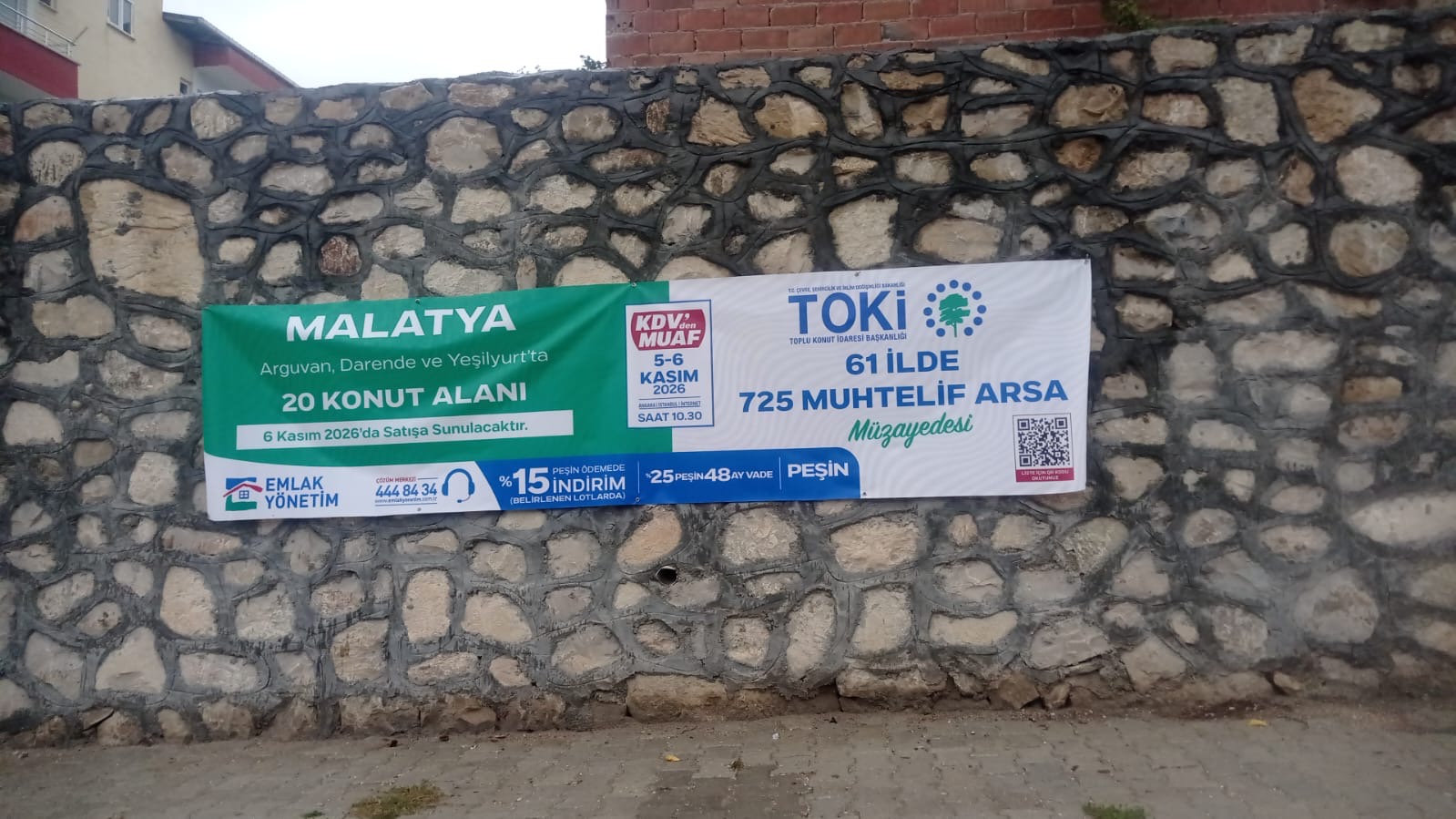 TOKİ, Zaviye’de 3 Arsayı Açık Artırmayla Satacak