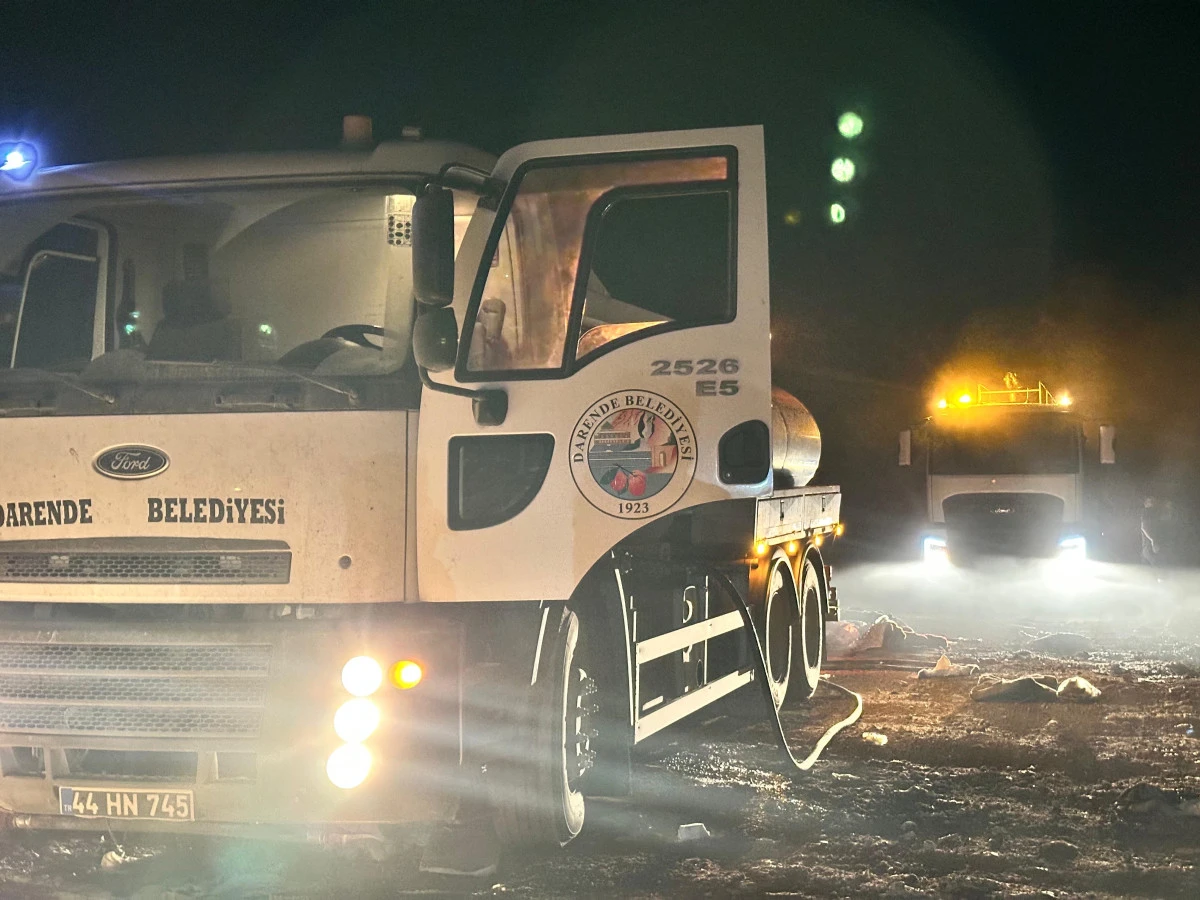 Ayvalı Çöp Depolama Alanında Yangın