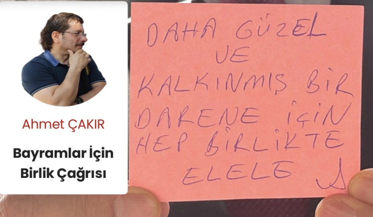 Bayramlar İçin Birlik Çağrısı