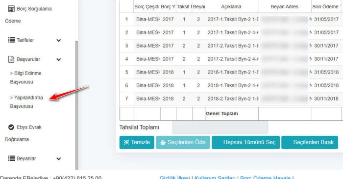 Belediye'den Vatandaşlara Vergi Borcu Hatırlatması! Ödemeler İnternet Üzerinden de Yapılabiliyor