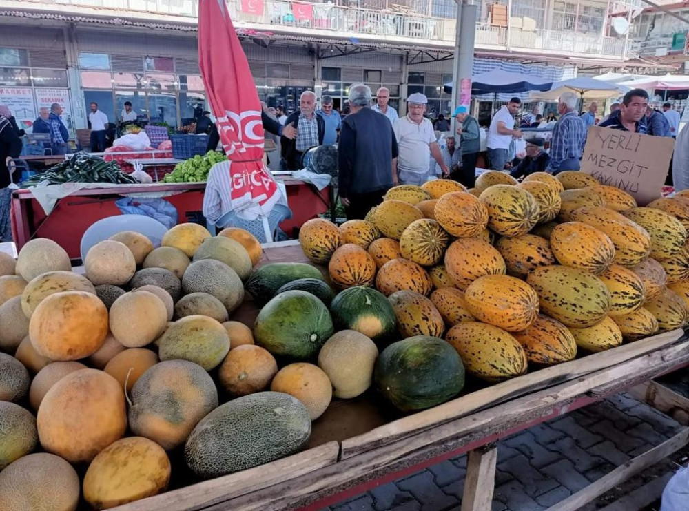 Irmaklı kavunu kapış kapış