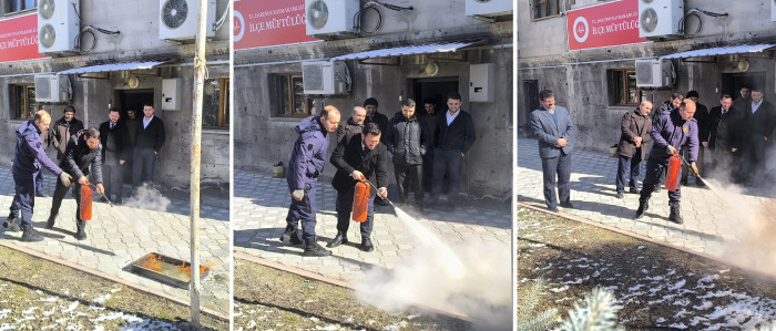 Müftülükte Yangın Eğitimi